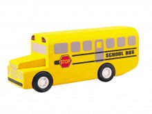 Jouet en bois : Bus scolaire - Plan Toy 4610