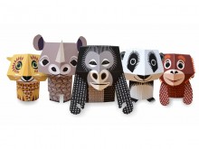 Forest Friends - jouets en papier