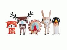 Christmas creatures - jouets en papier