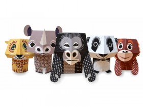 Forest Friends - jouets en papier