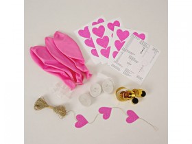 Décoration pour anniversaire : Kit de 8 Ballons roses