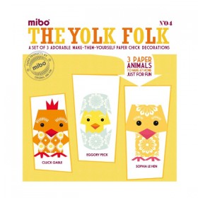 The Yolk Folk - jouet en papier - Coq en Pâte