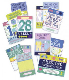 Set de 30 cartes illustrées - Milestone Baby Cards