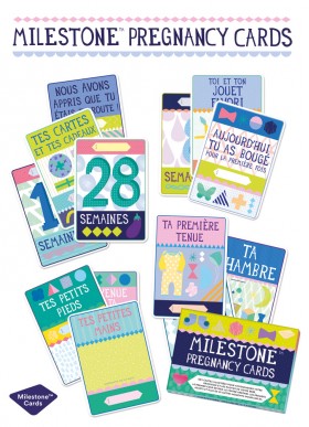 Set de 30 cartes illustrées - Milestone Baby Cards