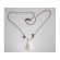 Collier pour enfant 'Delphine' blanc