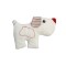 Doudou hochet 'Chien' bio