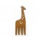 Horloge en bambou 'Modern' Girafe