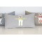 Coussin lin Robot - gris clair