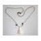 Collier pour enfant 'Delphine' blanc