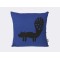 Coussin Renard bleu en coton biologique - Ferm Living